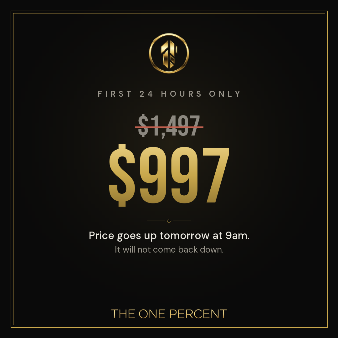 $997 for the first 24 hours